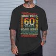 60歳 720ヶ月 すごい生まれ 1965年 60歳の誕生日 Tシャツ 彼への贈り物