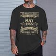 60歳の誕生日プレゼント 男性神話 1965年5月 Tシャツ 彼への贈り物