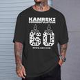 60歳の誕生日歳還暦祝い 長寿宣言。 目指せ100歳 面白い Tシャツ 彼への贈り物