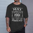 63歳の誕生日伝説は1961年5月に誕生しました。 Tシャツ 彼への贈り物