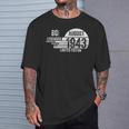 80歳の誕生日 メンズギフト 80歳 女性用 80年 8月 1943 Tシャツ 彼への贈り物