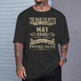 80歳の誕生日プレゼント 男性神話 1945年5月 Tシャツ 彼への贈り物