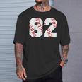 82 誕生日 野球 テーマ 誕生日 パーティー お祝い 82歳 Tシャツ 彼への贈り物