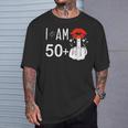 I Am 50 Plus 1 中指 51歳の誕生日 面白い Tシャツ 彼への贈り物