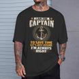 I Am The Captain Tシャツ 彼への贈り物
