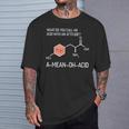 Amean-Oh-Acidという態度の酸を何と呼びますか Tシャツ 彼への贈り物