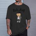 Angry Bad Boystyle Cool Teddy Bear Bad Boy Graphic Tシャツ 彼への贈り物