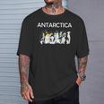 Antarctica Pinguins Birds Poleouth Antarctic Experience Tシャツ 彼への贈り物