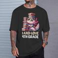 I Axo Love 4Th Grade Axolotl 新学期読書 Tシャツ 彼への贈り物
