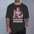 I Axo Love 5Th Grade Axolotl 新学期読書 Tシャツ 彼への贈り物