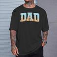 Baseball Dad Ice Cream Drip Fathers Day T-Shirt Gifts for Him