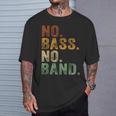Bassist 楽器 エレキベース バンドなし Tシャツ 彼への贈り物