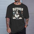 Berner And Chill バーニーズマウンテンドッグ 面白いグラフィックtシャツ Tシャツ 彼への贈り物