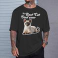 Best Cat Dad Ever Chatiamois T-Shirt Cadeaux pour lui