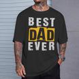Best Dad Ever ヴィンテージ 父の日 おもしろ お父さん メンズ 夫 Tシャツ 彼への贈り物