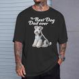 Best Dog Dad Ever ワイヤーフォックステリア Tシャツ 彼への贈り物