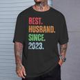 Best Husbandince 2023 2Nd Anniversary Husband Tシャツ 彼への贈り物