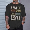 Best Of 1971 カセットテープ・レトロ 54歳の誕生日 Tシャツ 彼への贈り物