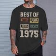 Best Of 1975 カセットテープ・レトロ 50歳の誕生日 Tシャツ 彼への贈り物