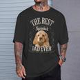 メンズ Bestpaniel Dad Ever アメリカンコッカースパニエル 犬 ビンテージ Tシャツ 彼への贈り物