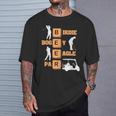 Birdie Bogey Eagle Par Beer ゴルフボール 面白いゴルファー Tシャツ 彼への贈り物