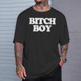 Bitch Boy 面白い言葉 皮肉なノベルティ ユーモア 男 男性 Tシャツ 彼への贈り物