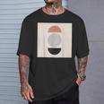 Boho 抽象形アート ミッドセンチュリー モダンアート Tシャツ 彼への贈り物