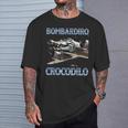 Bombardiro Cocodrilo Meme Italiano Brainrot Memes Bombardino Camiseta unisex Regalos para él