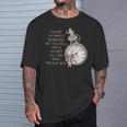 Bonkers Quote Time 不思議の国のアリス Tシャツ 彼への贈り物