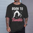 Born To Tumble おもしろアクロバット 体操 体操 Tシャツ 彼への贈り物