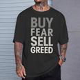 Buy Fearell Greed Tシャツ 彼への贈り物