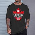 Canada Is Notale 1867 Dad Flag ゴルフビーバー 面白い帽子 Tシャツ 彼への贈り物