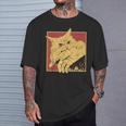 Cat Bite Anime For Women T-Shirt Gifts for Him
