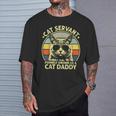 Cat Daddy For Cat Dad Father's Day Cat Daddy T-Shirt Gifts for Him
