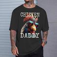 Chicken Daddy チキンパパ ニワトリ お父さん 農家 養鶏場 父の日 Tシャツ 彼への贈り物