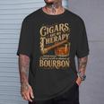 Cigars Are My Therapy Weekend Forecast Bourbonアパレル Tシャツ 彼への贈り物