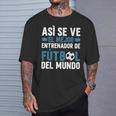 Coach El Mejor Entrenador De Fútbol Del Mundo Camiseta unisex Regalos para él