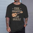 Cool Grandpas Play ウクレレ ウクレレ ミュージックギター Tシャツ 彼への贈り物