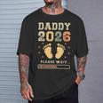Daddy 2026 Anuncio De Embarazo Dad To Be Camiseta unisex Regalos para él