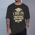 I Did It Graduate 2025 2025年卒業クラス Tシャツ 彼への贈り物