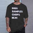 Dig&Sample&Chop&Beat シャツ Mpc ドラムサンプラー 音楽愛好家 Tシャツ 彼への贈り物