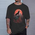 Disfraz De Lobo Para Niños Lobo Lobo Lobo Camiseta unisex Regalos para él
