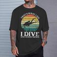 Diverintage Ocean Diver I Dive Camiseta unisex Regalos para él