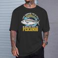 Divertente Pescatore Regalo Pesca Detti Pescatore Maglietta Regalos para él