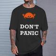 Don't Panic Rustacean Ferris The Crab Rustプログラミング 長袖tシャツ Tシャツ 彼への贈り物