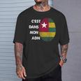 Drapeau Togo Pour Togolais Togo C'est Dans Mon Adn T-Shirt Cadeaux pour lui