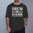 Drum & Bass Rum & Ass Retrointageibes Team Tシャツ 彼への贈り物
