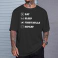 Eatleep Fight Bulls Repeat Bullsシリーズ ロデオクラウン Tシャツ 彼への贈り物
