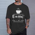 EMc2 Means Energy Milk X Coffee2 Tシャツ 彼への贈り物