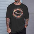 Emotional Mother's Day Look For Proud Moms Floral Mama T-Shirt Gifts for Him